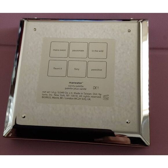 BNIB~Tarte Cosmetics Maneater Vanity Eyeshadow Palette - Picture 3 of 4
